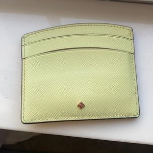 Kate Spade. Yellow. Cardholder